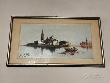 quadro di venezia con cornice