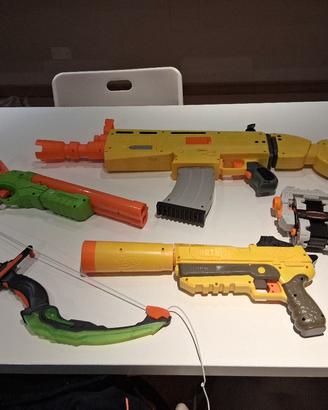 Nerf fucile ,pistole , arco