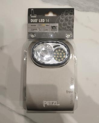 lampada frontale petzl duo 14 led