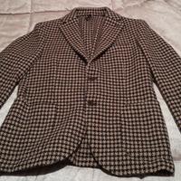 Giacca marrone quadri Montedoro