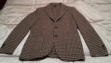 Giacca marrone quadri Montedoro