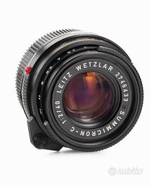 LEICA Summicron-C 40MM F/2 Garanzia Leica 12m