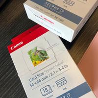 Cartucce Canon stampante 18 fogli x2