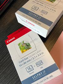 Cartucce Canon stampante 18 fogli x2