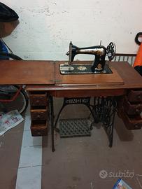 macchina per cucire singer  d'epoca  