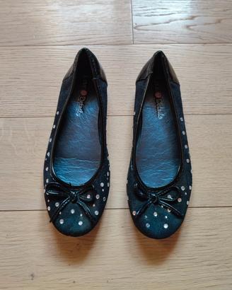 Ballerine in pelle scamosciata bambina (nr. 33)