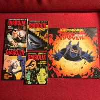 Lotto 4 numeri Diabolik + Calendario 2021