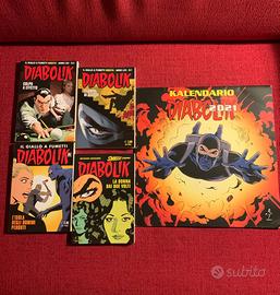 Lotto 4 numeri Diabolik + Calendario 2021