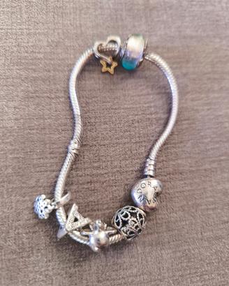 Bracciale Pandora usato grigio originale Bracciale