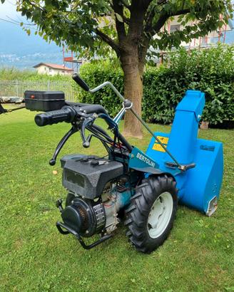 Falciatrice con turbina spazzaneve 