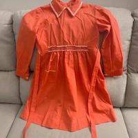 Grembiule/abito bimba Corallo