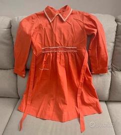 Grembiule/abito bimba Corallo