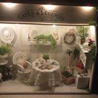 "Le Jardin Blanc"  Roombox Artisanale 1:12 