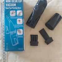 Mini aspirapolvere per desktop 