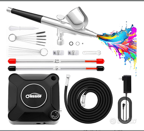 Kit Aerografo con Compressore