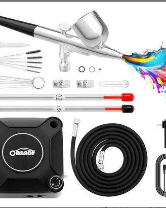 Kit Aerografo con Compressore