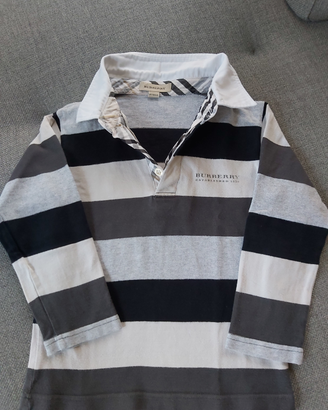 Polo manica lunga Burberry 4 anni ORIGINALE