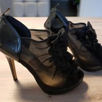 Scarpa Pittarello vernice nera telata n. 37