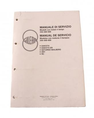 Manuale officina Gilera Dakota Saturno XRT RC