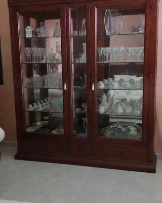 credenza in arte povera con angoliera TV in