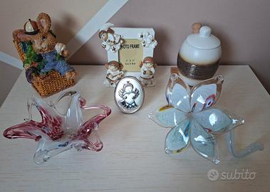 6 bomboniere soprammobili