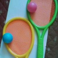 Blocco Giochi: 2 Racchette +Tamburello vin+ 4palle