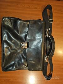 Borsa The Bridge in pelle nera uomo