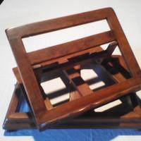 Leggio Rovere girevole regolabile da tavolo