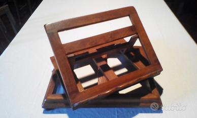 Leggio Rovere girevole regolabile da tavolo