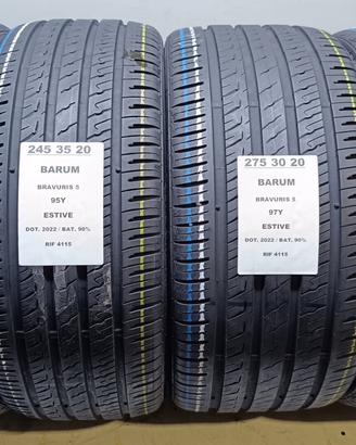 4 GOMME 245 35 20/275 30 20 BARUM RIF4115