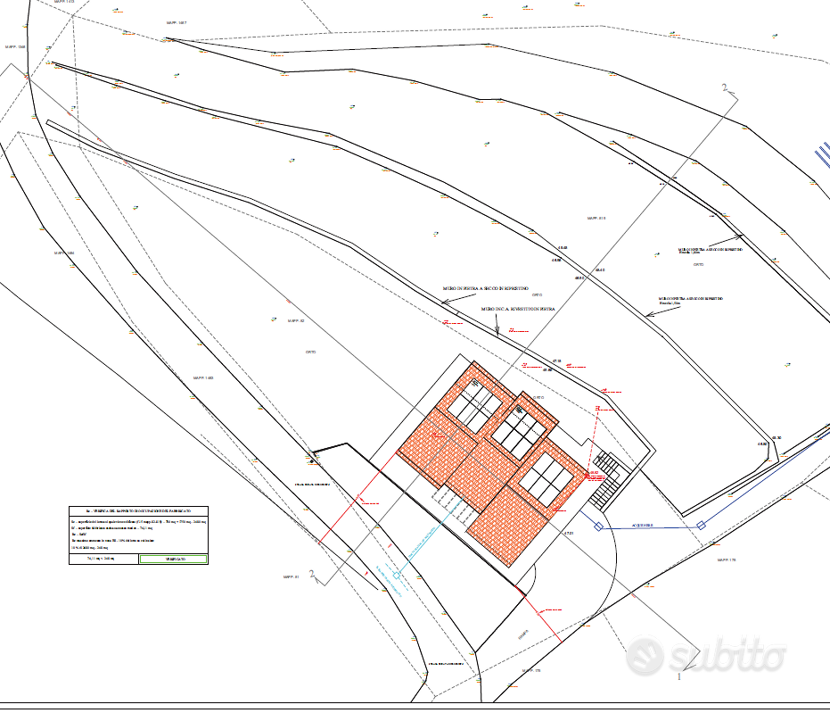 TERRENO EDIFICABILE CON PROGETTO APPROVATO - Vista 2