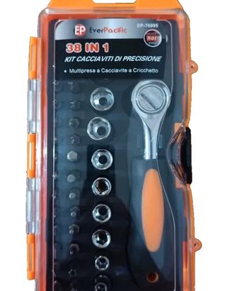 Kit Cacciaviti Cricchetto 38in1 Bussole Nuovo