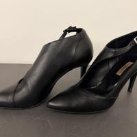 Albano - Scarpa in pelle nera con cinturini