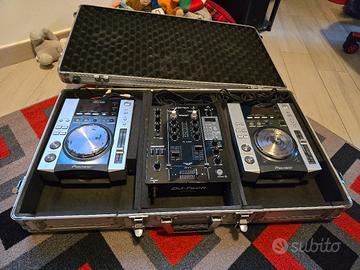 Consolle DJ 2 Pioneer CDJ 200 + Mixer DJM-404