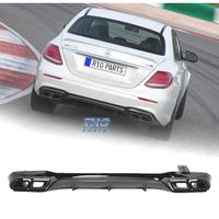 DIFFUSORE MERCEDES W213 16-20 LOOK E63 NERO LUCIDO