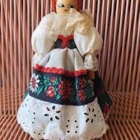 bambola da collezione vintage in legno