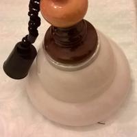 Lampada in vetro da soffitto