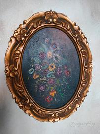 Cornice con quadro floreale