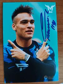 Autografo originale Lautaro Martinez 