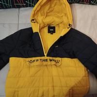 PIUMINO INVERNALE VANS BLU E GIALLO TAGLIA SMALL