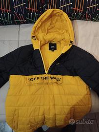 PIUMINO INVERNALE VANS BLU E GIALLO TAGLIA SMALL