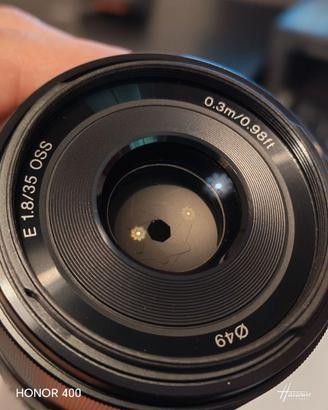 Obiettivo Sony E 35mm f/1.8 OSS(SEL35F18)Come Nuov