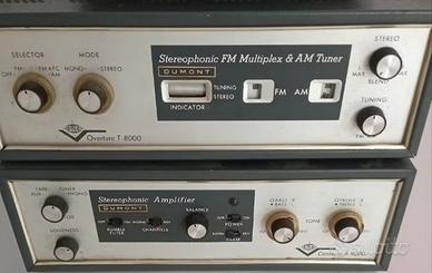 Amplificatore + radio a valvole