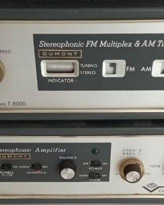 Amplificatore + radio a valvole