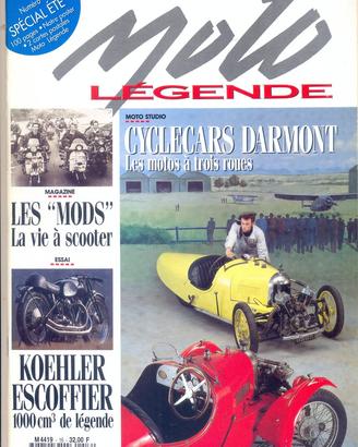 Rivista francese MOTO LEGENDE numero 16 del 1992
