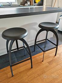 Set 2 Sgabelli Riga Target point moderni in metall