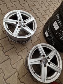 4 Cerchi in Lega Audi R16 Originali 5x112