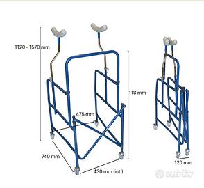 Deambulatore ascellare pieghevole - Altri In vendita a Cosenza