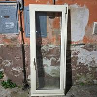 finestra in pvc a doppio vetro, apertura a ribalta