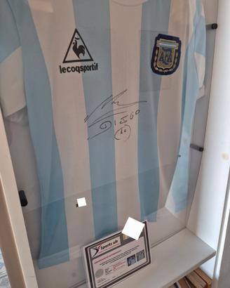 maglia Maradona autografata 
